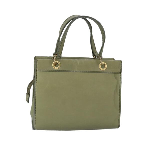 CELINE Hand Bag Leather Khaki - Picture 3 of 12